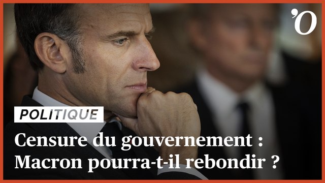 Censure du gouvernement: Emmanuel Macron pourra-t-il rebondir?