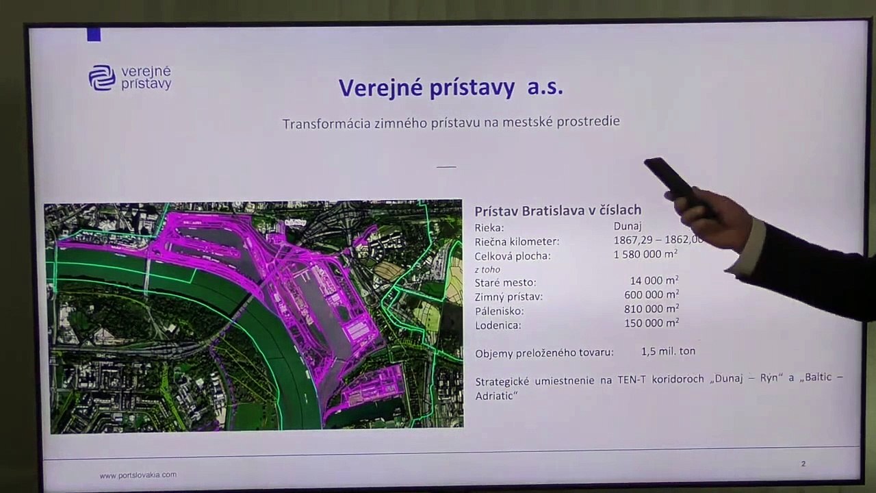ZÁZNAM: Bratislava: Zmena Zimného prístavu na novú štvrť si vyžiada zmenu územného plánu