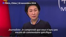 La Chine se dit ouverte au 