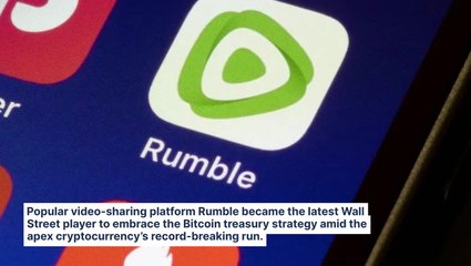 Rumble Bets On Bitcoin With New Treasury Strategy, CEO Calls It An 'Excellent Addition'