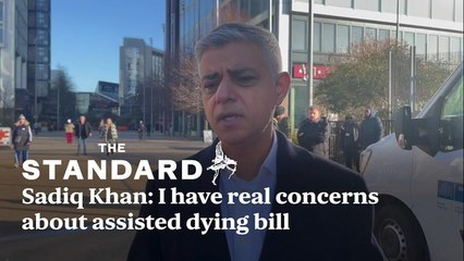 Sadiq Khan: 'I Have Real Concerns About Assisted Dying Bill'
