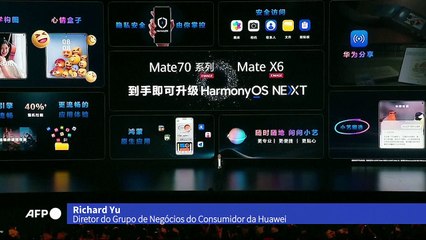 Huawei anuncia celular com sistema operacional próprio