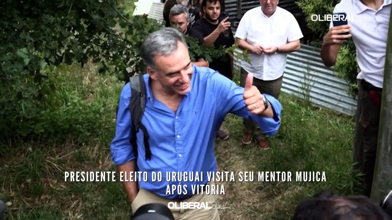 Presidente eleito do Uruguai visita seu mentor Mujica após vitória