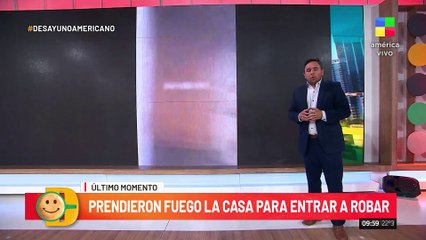 Un grupo de delincuentes incendió una casa para robarla mientras la familia escapaba del fuego