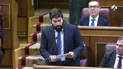 El diputado de Vox por Toledo hace apología del franquismo desde su escaño en el Congreso