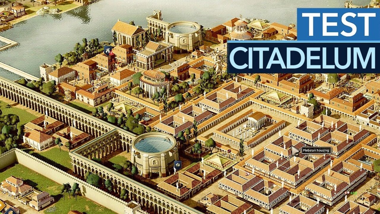Citadelum - Test-Video zum Aufbau-Spiel im Caesar-Stil