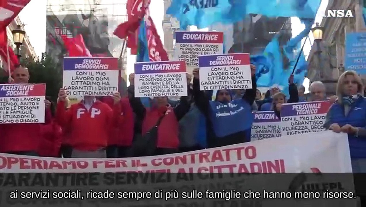Manovra, flash mob di Fp-Cgil e Uil-Fpl verso lo sciopero del 29 novembre
