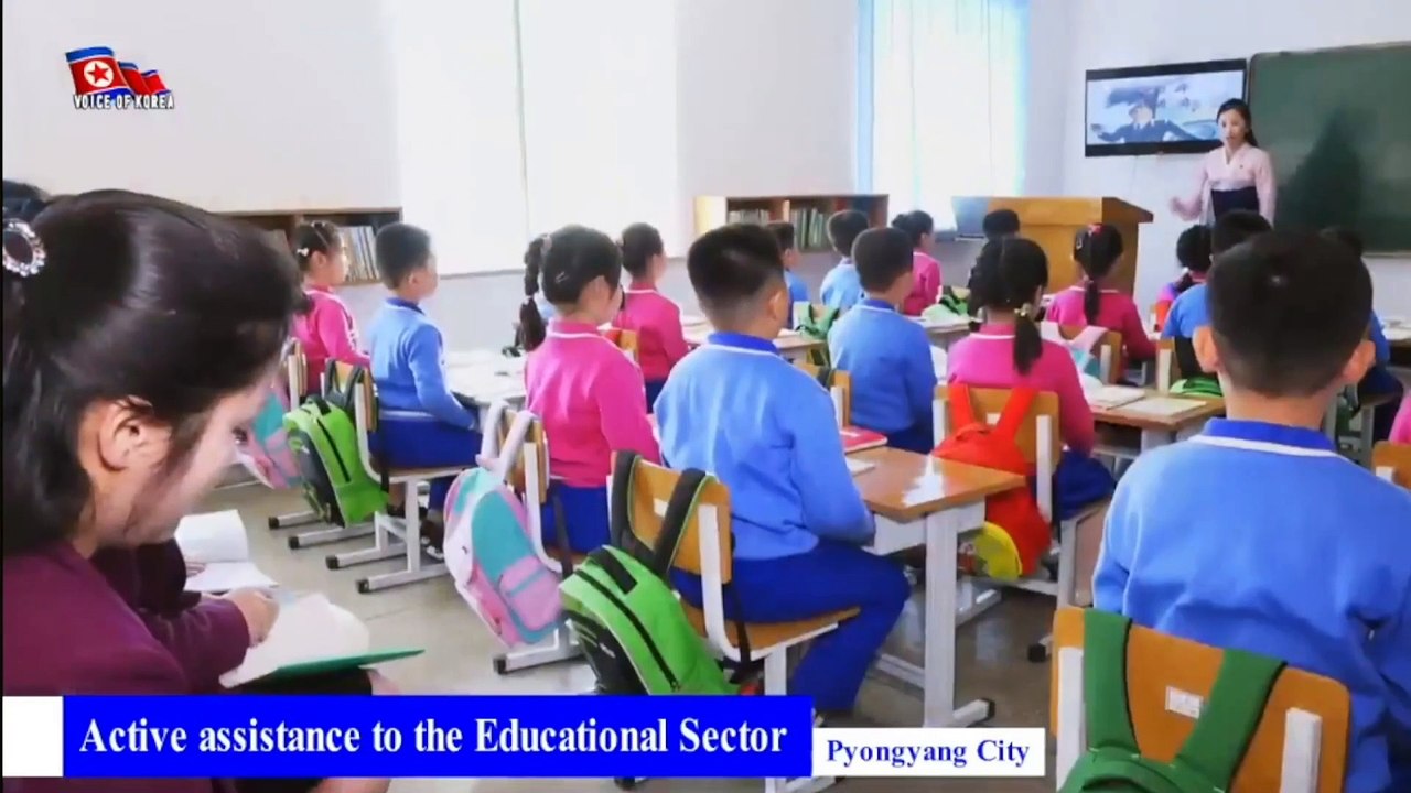Governo promove assistência à área da educação em Pyongyang
