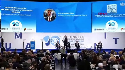 Bakan Fidan: Medeniyetler çatışmasına hiç bu kadar yakın olmamıştık - (Video eklendi)
