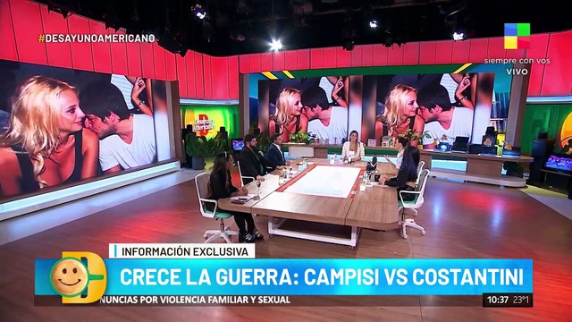 Tensión y conflicto entre Jimena Campisi y Tomás Constantini