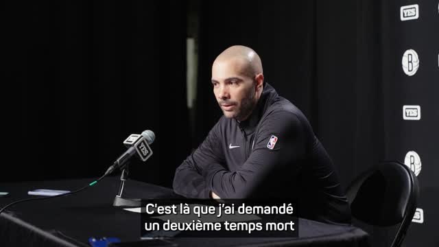 Nets - Fernández : Il fallait essayer de trouver l'étincelle