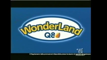 Pubblicità/Bumper anno 2002 Canale 5 - Q8 Wonderland