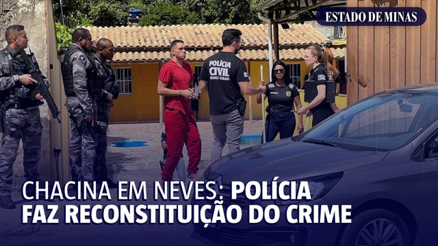 Polícia faz reconstituição das mortes de Ribeirão das Neves
