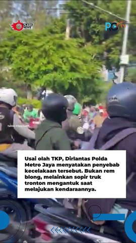 Truk Tronton Tabrak 8 Kendaraan di Perempatan Slipi, 1 Orang Tewas