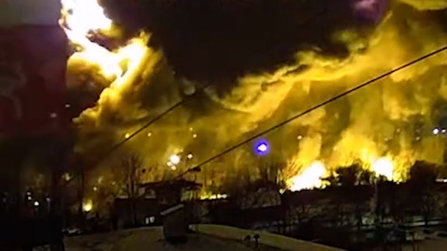 Shocking moment DHL plane nose-dived before crashing near Lithuania airport