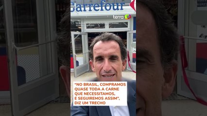 CEO global do Carrefour recua e envia carta reconhecendo ‘carne de alta qualidade’ do Brasil #shorts