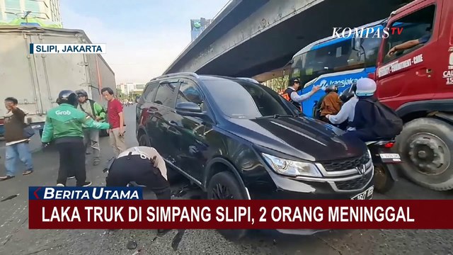 Tabrakan di Simpang Slipi Tewaskan 2 Orang, Polisi: Sopir Truk Ngantuk dan Lalai