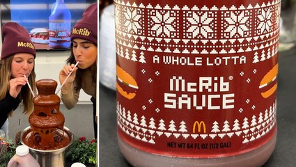 We Tried a McRib Sauce Fountain