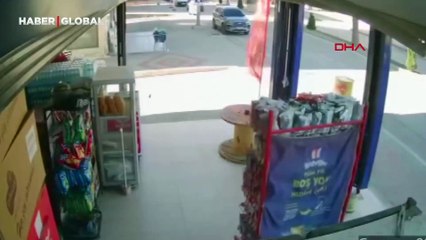 Cips standı fırtınada 5. viteste: Metrelerce sürüklendi