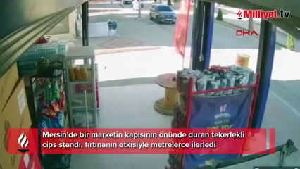 Cips standı fırtınada metrelerce ilerledi