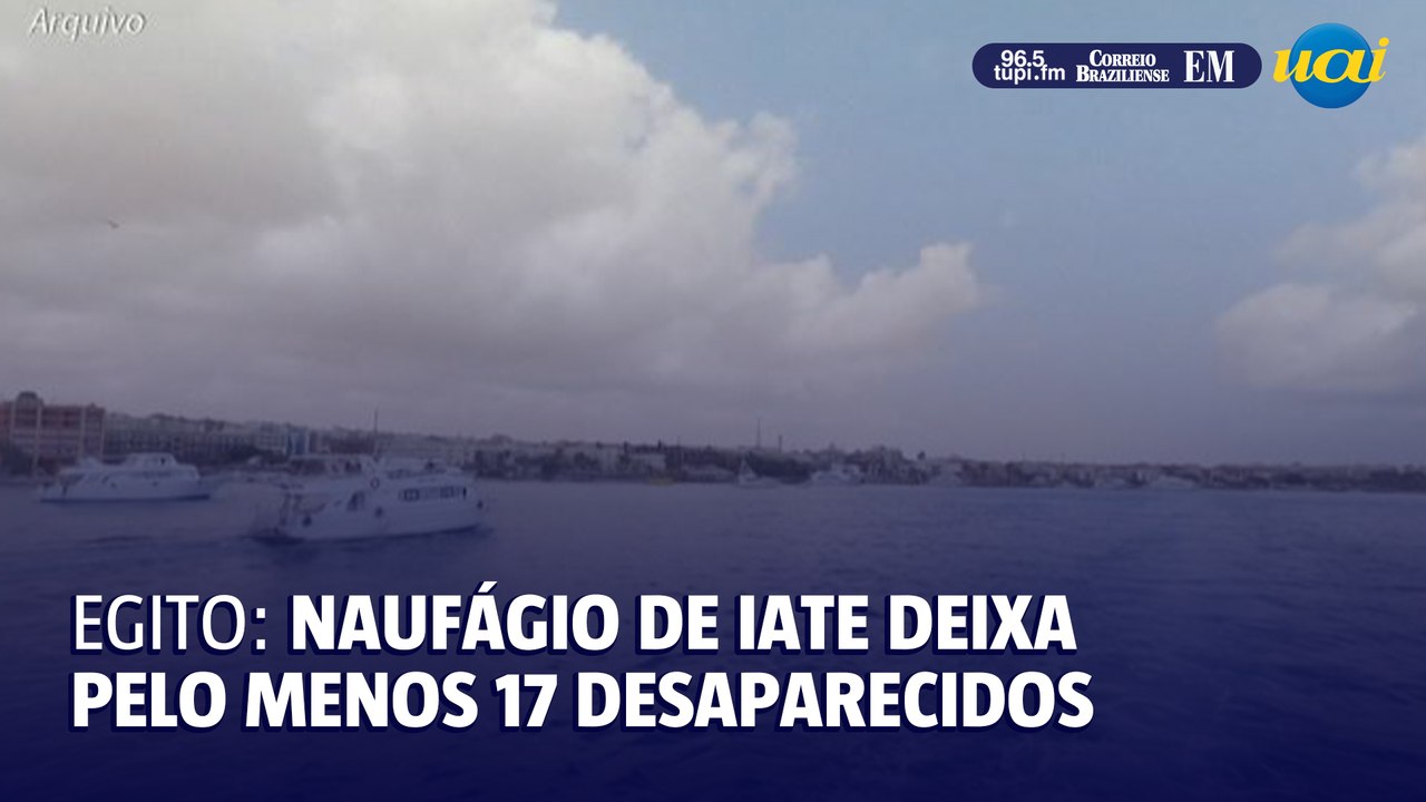 Naufrágio de iate turístico deixa pelo menos 17 desaparecidos no Egito