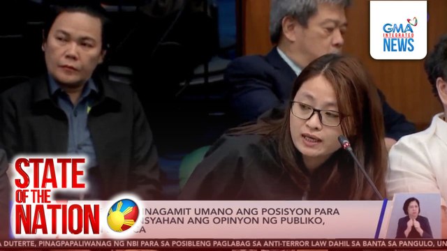 Alice Guo, ginagamit umano ang posisyon para maimpluwensyahan ang opinyon ng publiko, ayon sa NICA | SONA