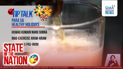 DOH: Iwasan ang sobrang maalat, matamis at matataba sa handaan para sa mas healthy na kapaskuhan | SONA
