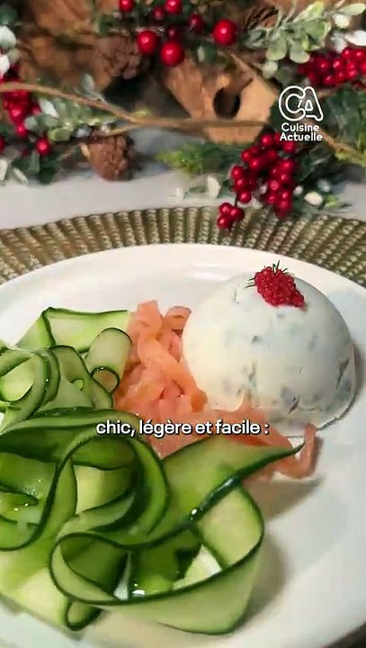 Dômes de chèvre aux herbes et au saumon fumé