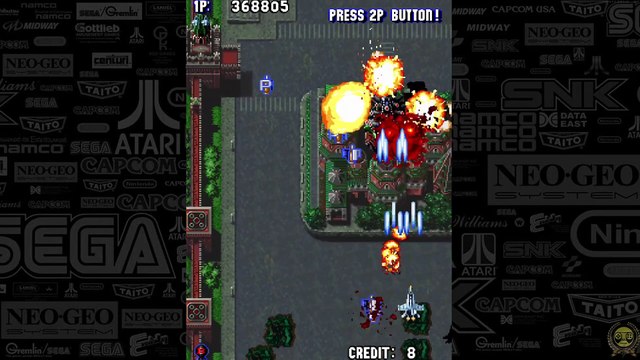 Aero Fighters, Arcade (1992) Relembrando, do começo ao fim, todas as naves