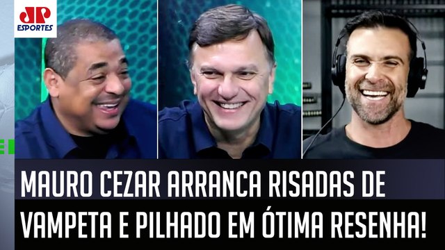 IMPOSSÍVEL! NUNCA NA MINHA VIDA EU... Mauro Cezar ARRANCA RISADAS de Vampeta e Pilhado em RESENHA!