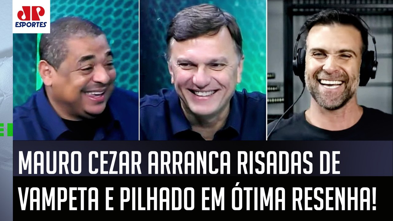 "IMPOSSÍVEL! NUNCA NA MINHA VIDA EU..." Mauro Cezar ARRANCA RISADAS de Vampeta e Pilhado em RESENHA!