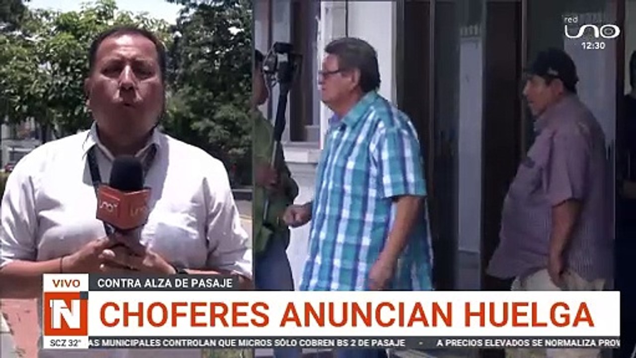 Choferes de micros anuncian huelga y rechazan incremento del pasaje