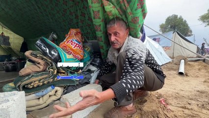 فصل الشتاء يضاعف معاناة النازحين في الخيام في غزة