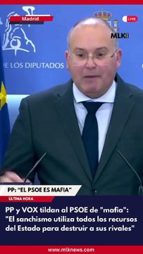 PP y VOX han calificado al PSOE de auténtica mafia #ultimahora #noticias #psoe #parati #pp #vox