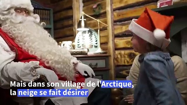 Finlande: dans l'Arctique en plein réchauffement, le Père Noël se languit de la neige
