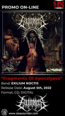 #Orchestral #BlackDeathMetal from #Greece EXILIUM NOCTIS - Fragments Of Apocalypse (2022) #SupportTheUnderground BLACK METAL