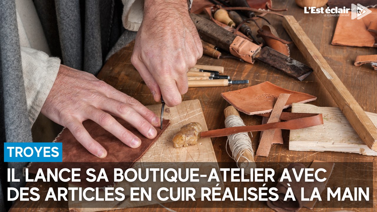 Une boutique-atelier dédiée au cuir a ouvert à Troyes