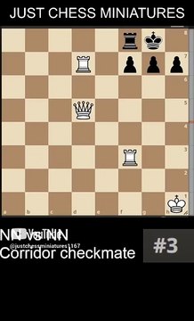NN vs NN. Corridor checkmate 3