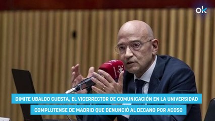 Dimite un vicerrector de la Complutense en pleno escándalo por la cátedra de Begoña Gómez