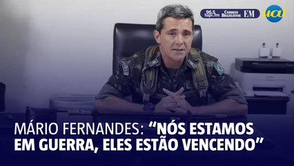 Ouça o áudio do general Mário Fernandes, recuperado pela Polícia Federal