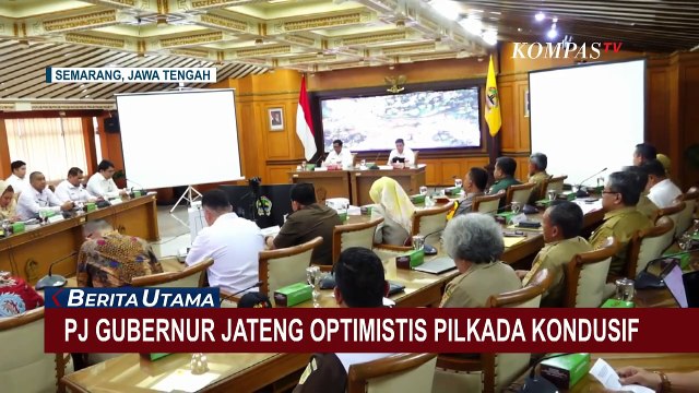 Pj Gubernur Jateng Nana Sudjana Optimistis Pelaksanaan Pilkada Serentak Kondusif