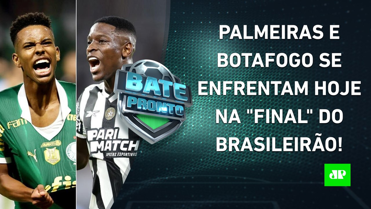 É HOJE! Palmeiras e Botafogo SE ENFRENTAM em JOGAÇO DECISIVO pela LIDERANÇA do BR! | BATE-PRONTO