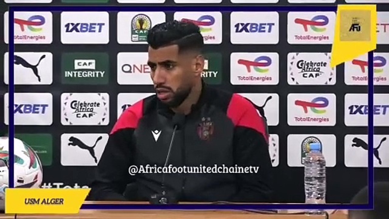 #COUPEDELACAF 🏆 : La conférence de presse d'avant match de Houssem Ghacha, joueur de l'#USMA🔴⚫ 🇩🇿