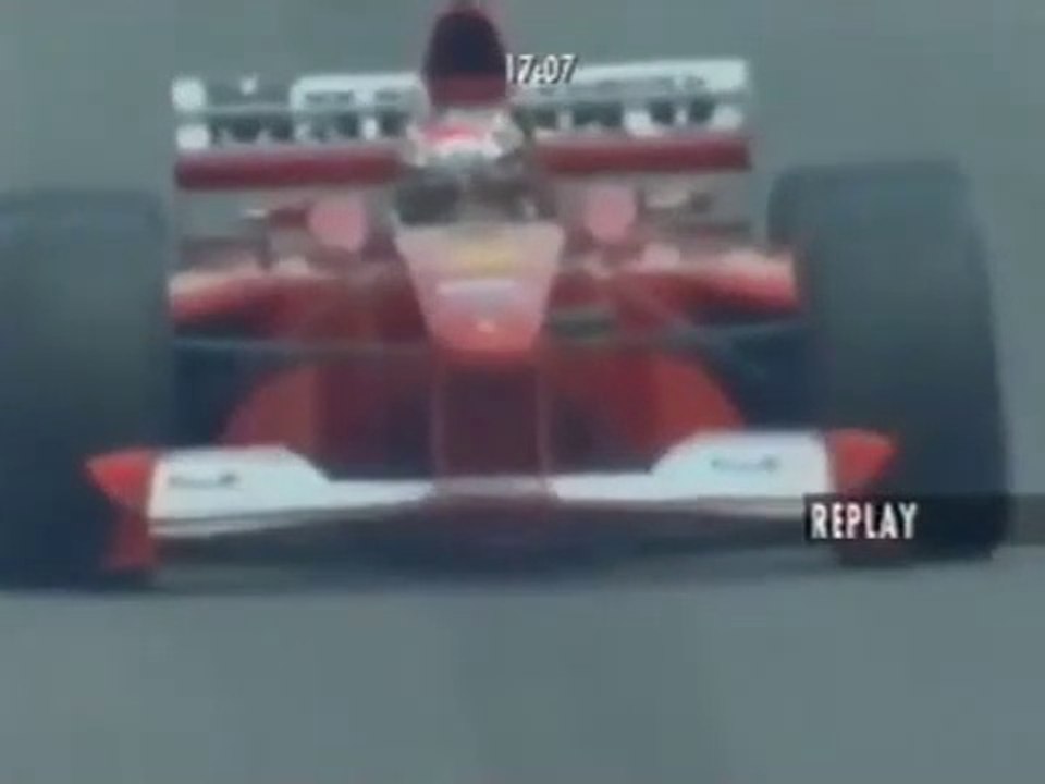 F1 – Michael Schumacher (Ferrari V10) lap in qualifying – Spain 2000