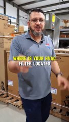 Where is the HVAC filter located?