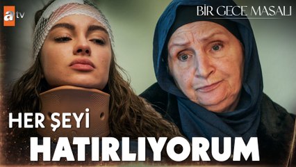 Canfeza terastan nasıl düştüğünü anlatıyor - Bir Gece Masalı 13. Bölüm