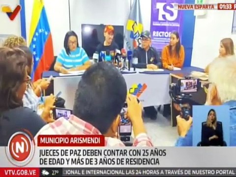 Nueva Esparta | 384 jueces y juezas de paz comunal se elegirán en 64 circuitos el 15 de diciembre