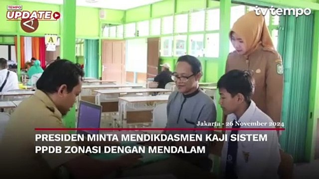 Presiden Prabowo Minta Mendikdasmen Kaji Sistem PPDB Zonasi dengan Mendalam