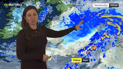 Met Office Tuesday evening weather forecast 26/11/2024