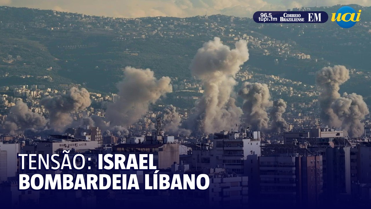 Israel bombardeia Líbano em ataque contra Hezbollah